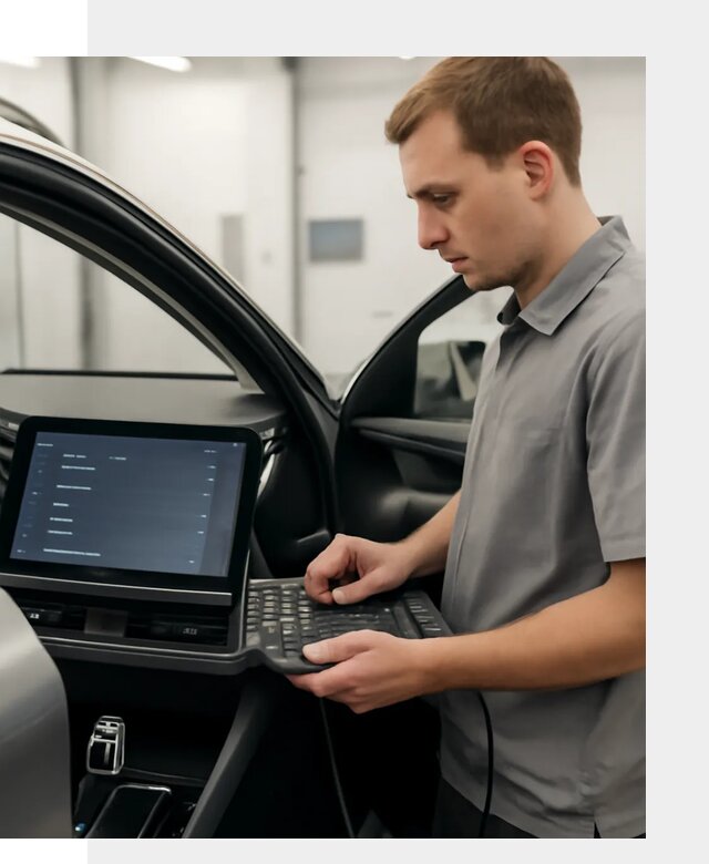 Русификация мультимедиа автомобилей Lynk Co в Алексеевке